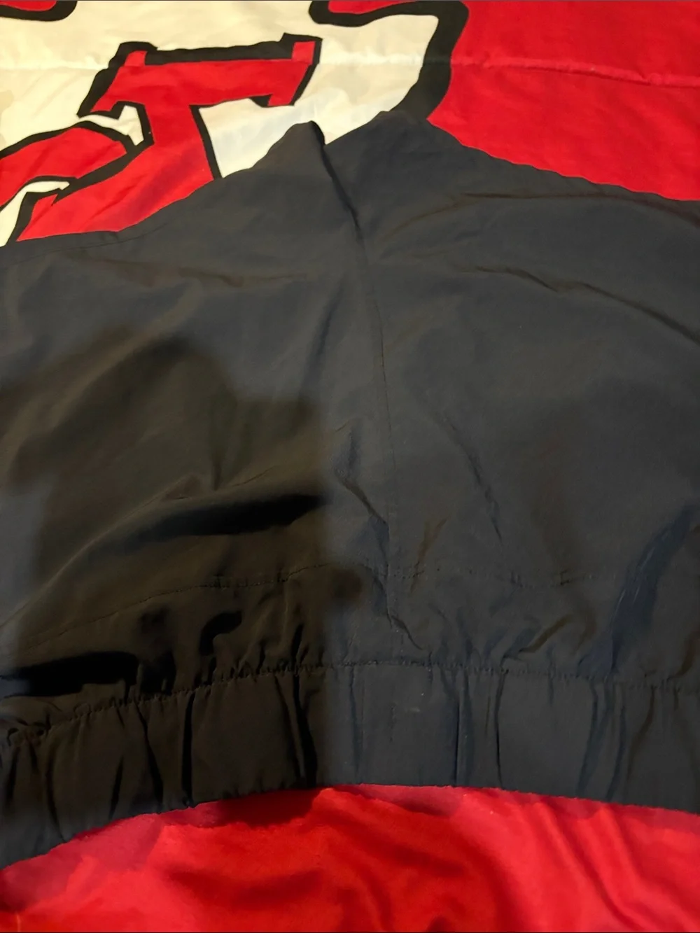 Women’s large Black Pull-On jeans shorts and large Avia black shorts